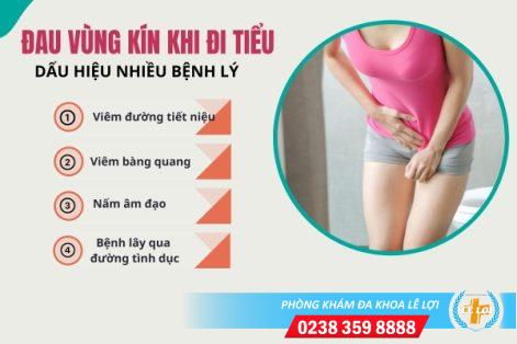 Đau vùng kín khi đi tiểu là bị gì?